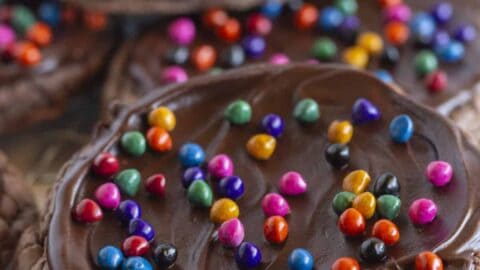 Easy Cosmic Brownie Cookies - Practically Homemade