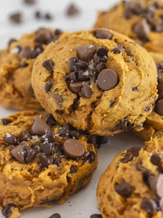 PUMPKIN CHOCOLATE CHIP COOKIES RECIPE WITH A CAKE MIX
