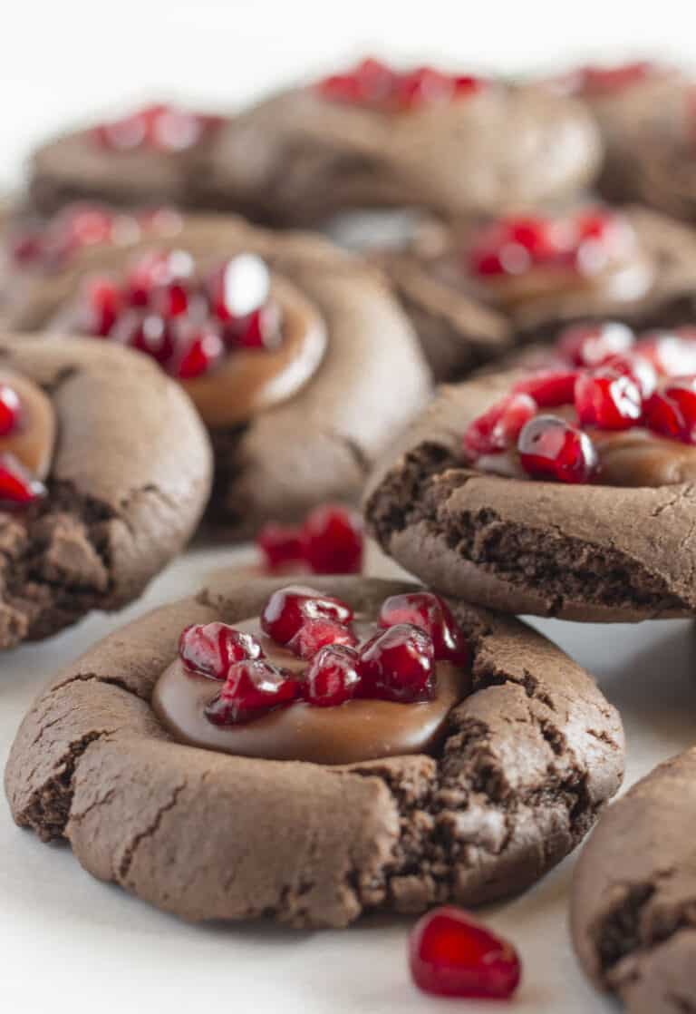 Easy Chocolate Pomegranate Cookies Recipe