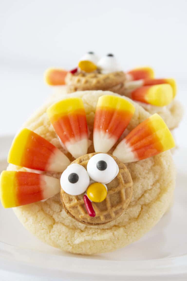 Easy Thanksgiving Turkey Cookies