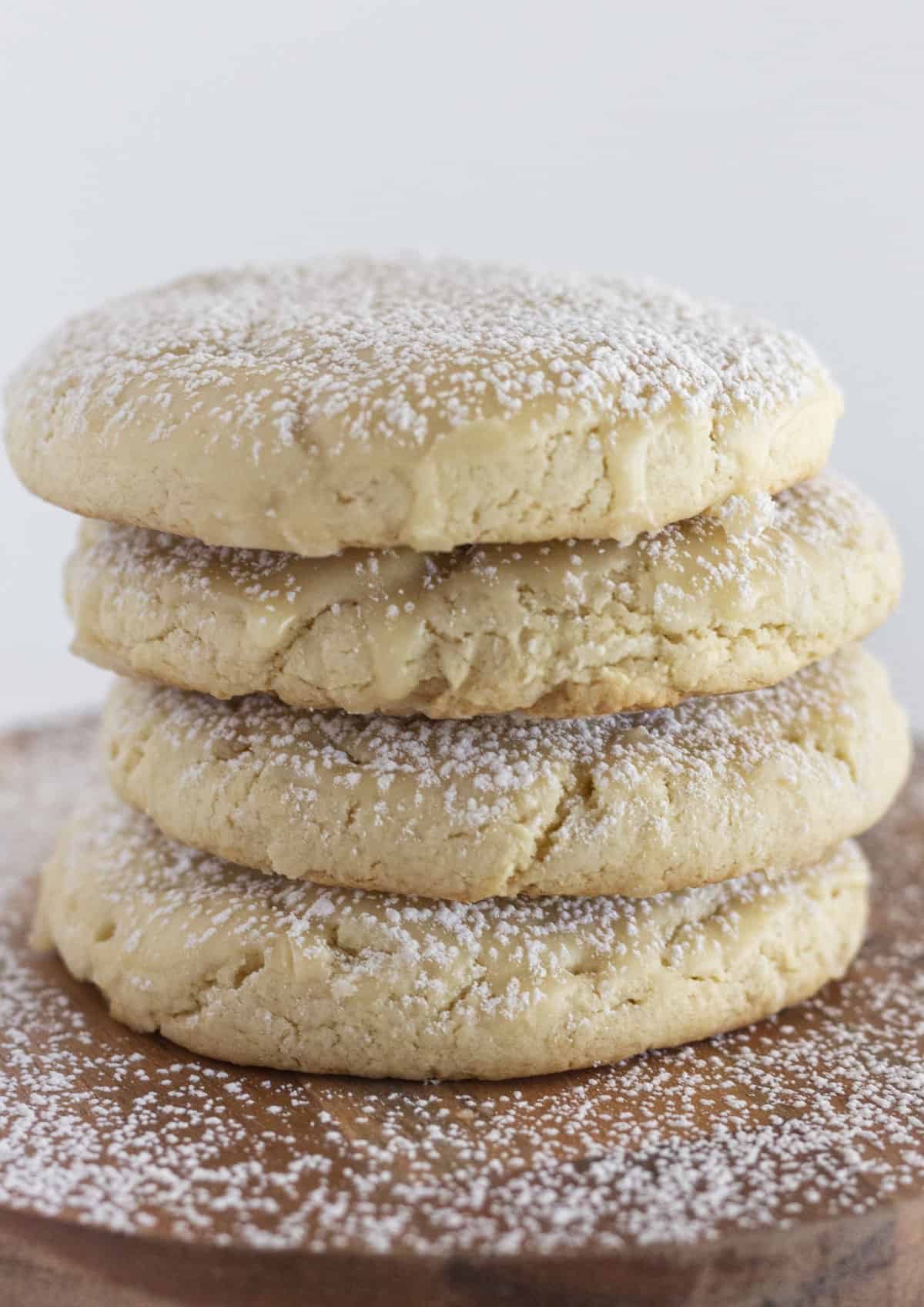 Kentucky Butter Cake Cookies made with a cake mix.