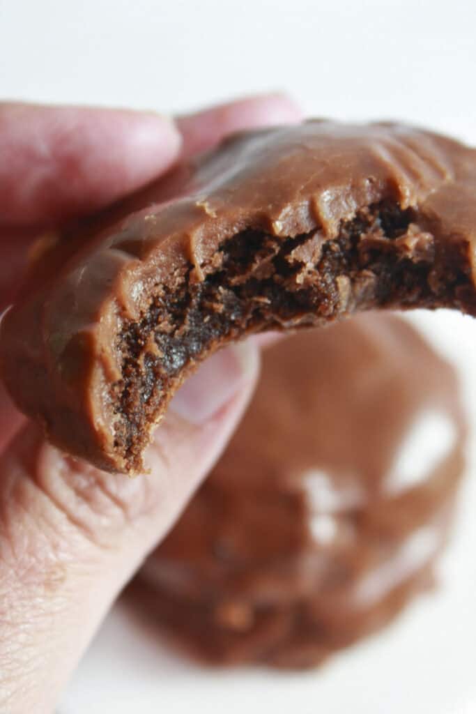 Texas Sheet Cake Cookies made with a cake mix
