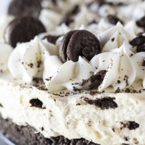 Oreo no bake cheesecake.