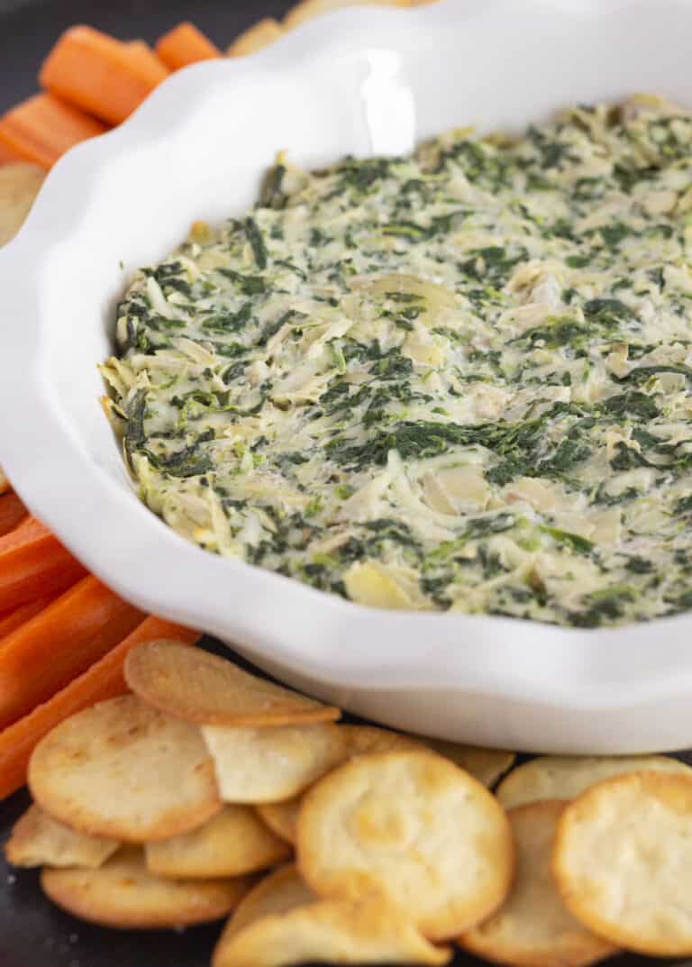 The Best Spinach & Artichoke Dip without Mayo