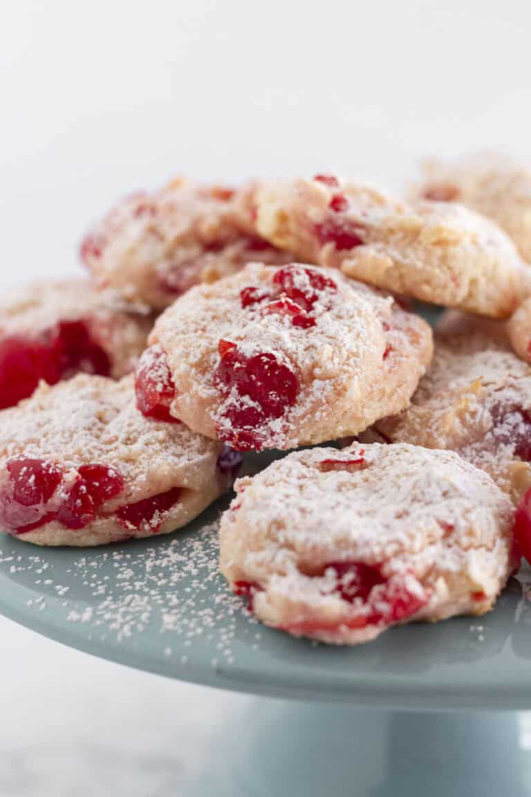 Easy Cherry and Almond Cookies Recipe