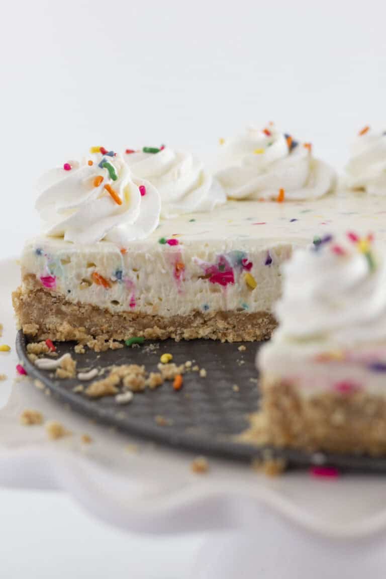 The Best Funfetti Cheesecake (No Bake)