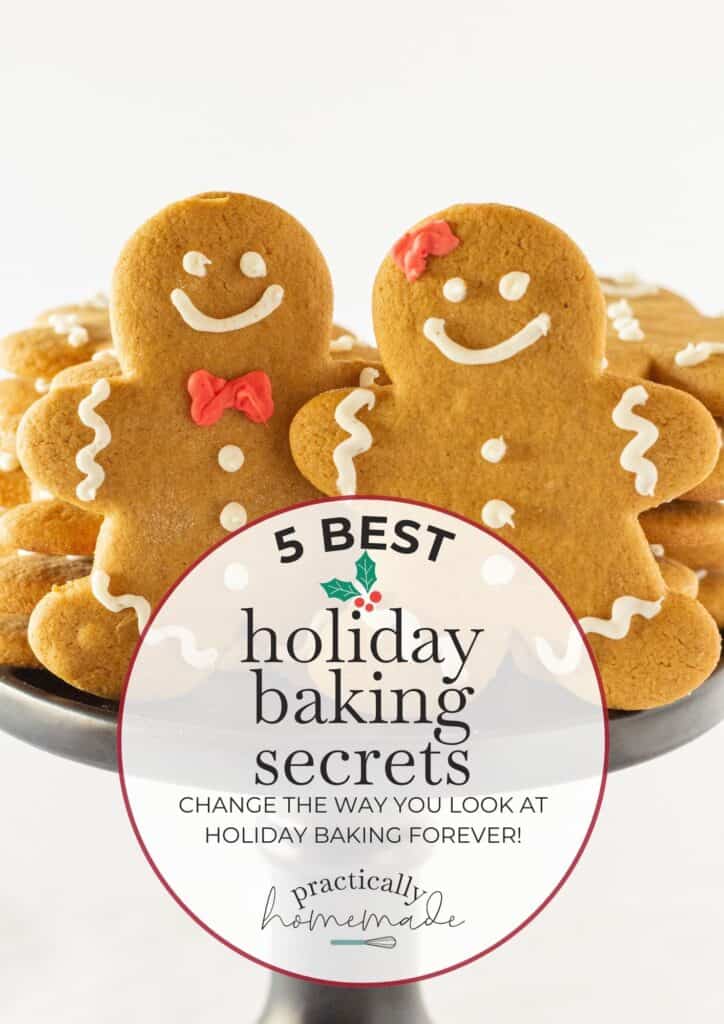 Cover of Holiday Baking Secrets ebook cover.