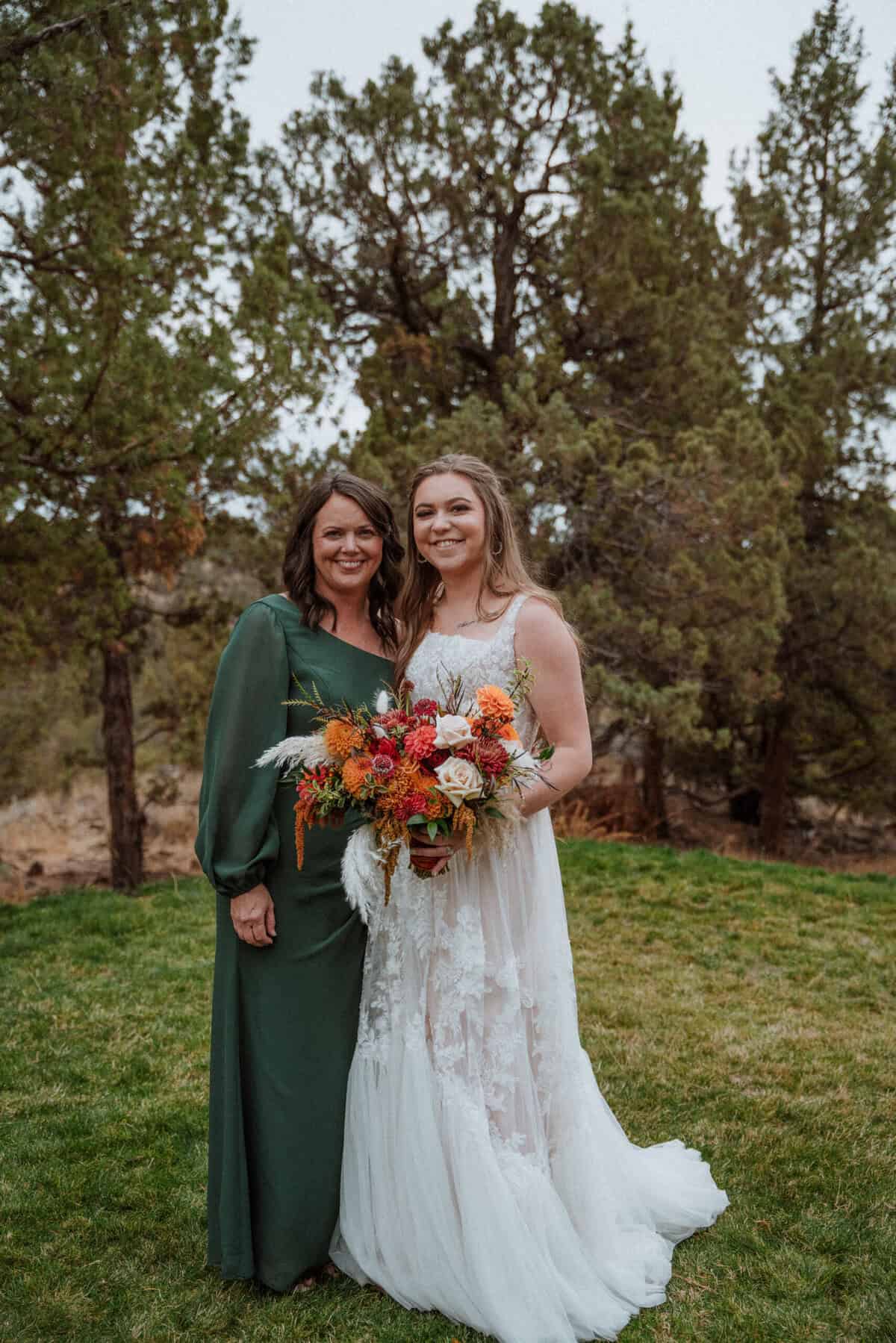 Mother of the Bride and Bride.