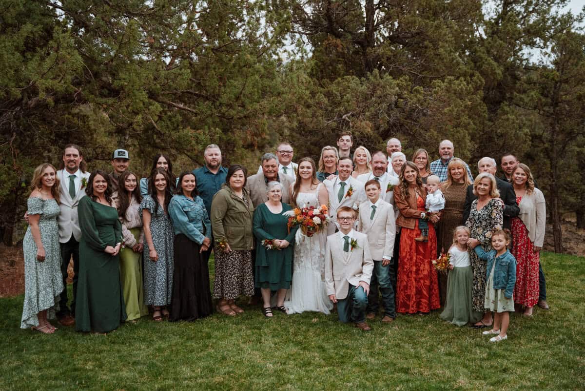Brides family.