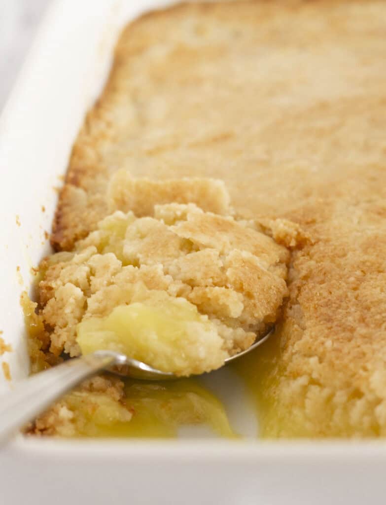 Easy Lemon Dump Cake Recipe - Practically Homemade