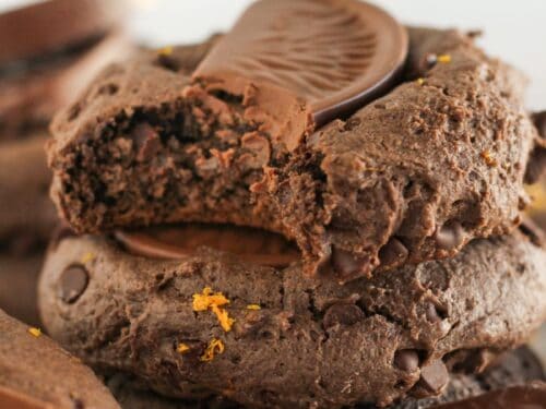 Chocolate Orange Cookies {Easy Cake Mix Recipe} - Practically Homemade