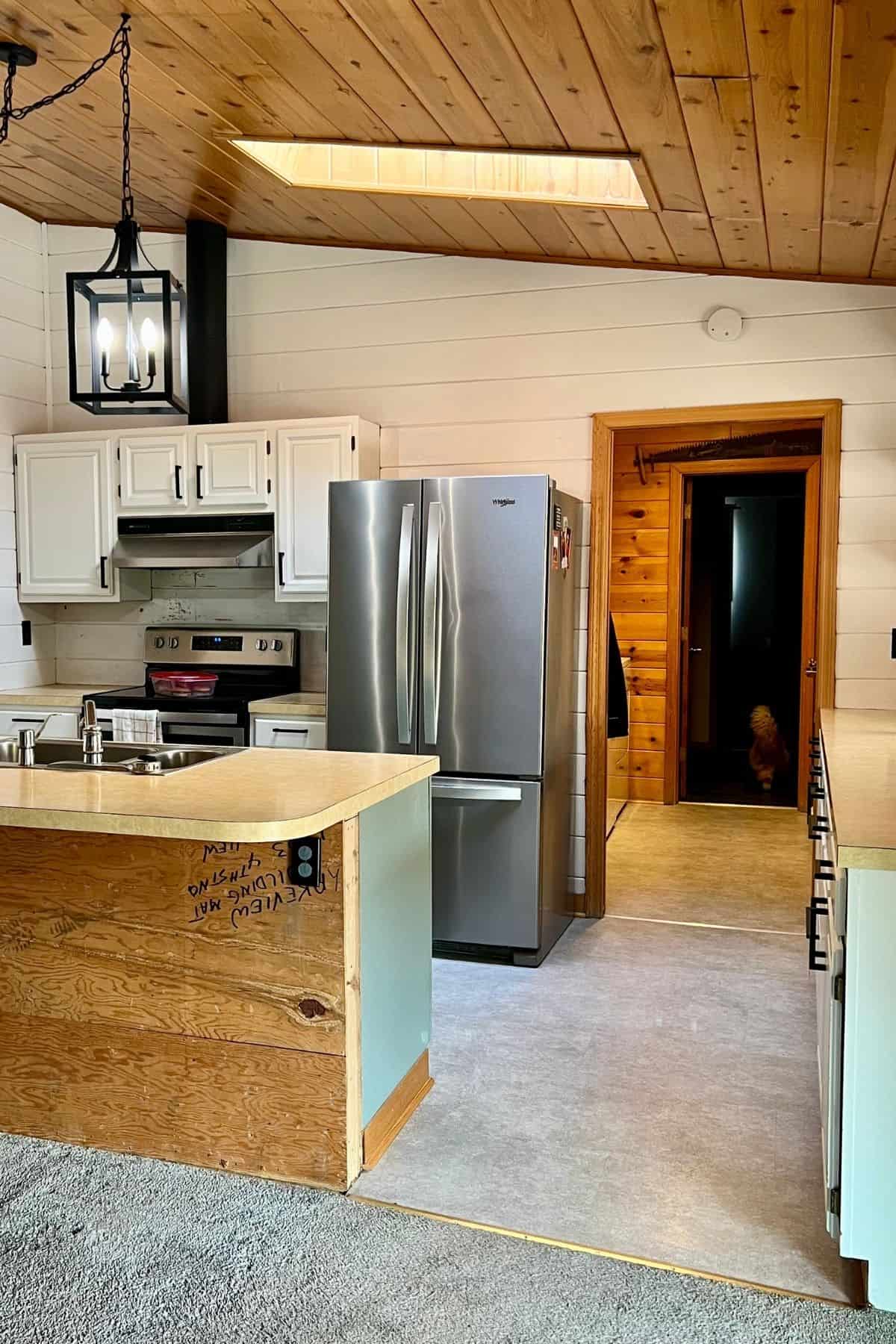 The kitchen before work.