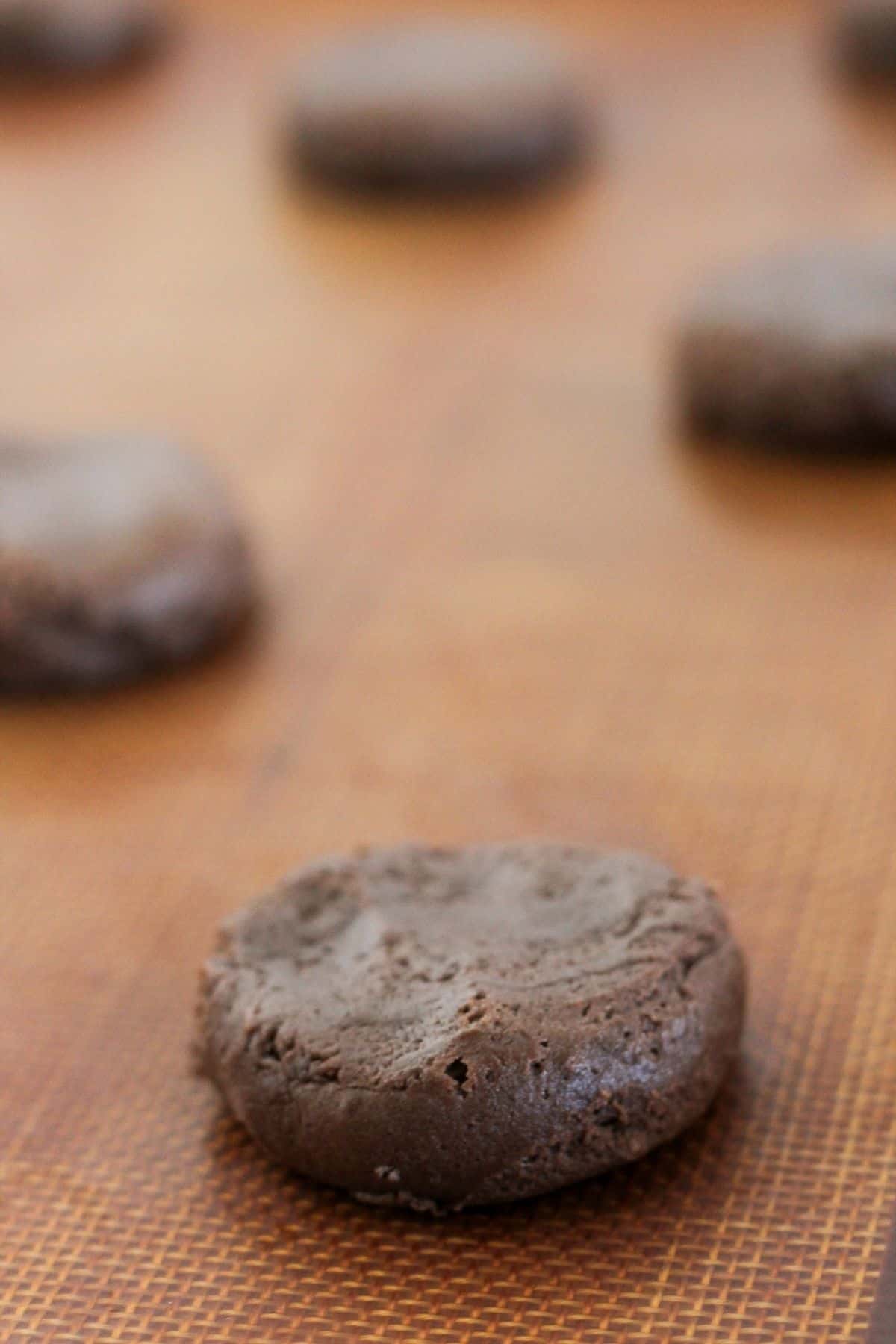 Chocolate cookie dough mounds.