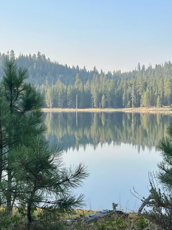Camping at Albertson Reservoir.