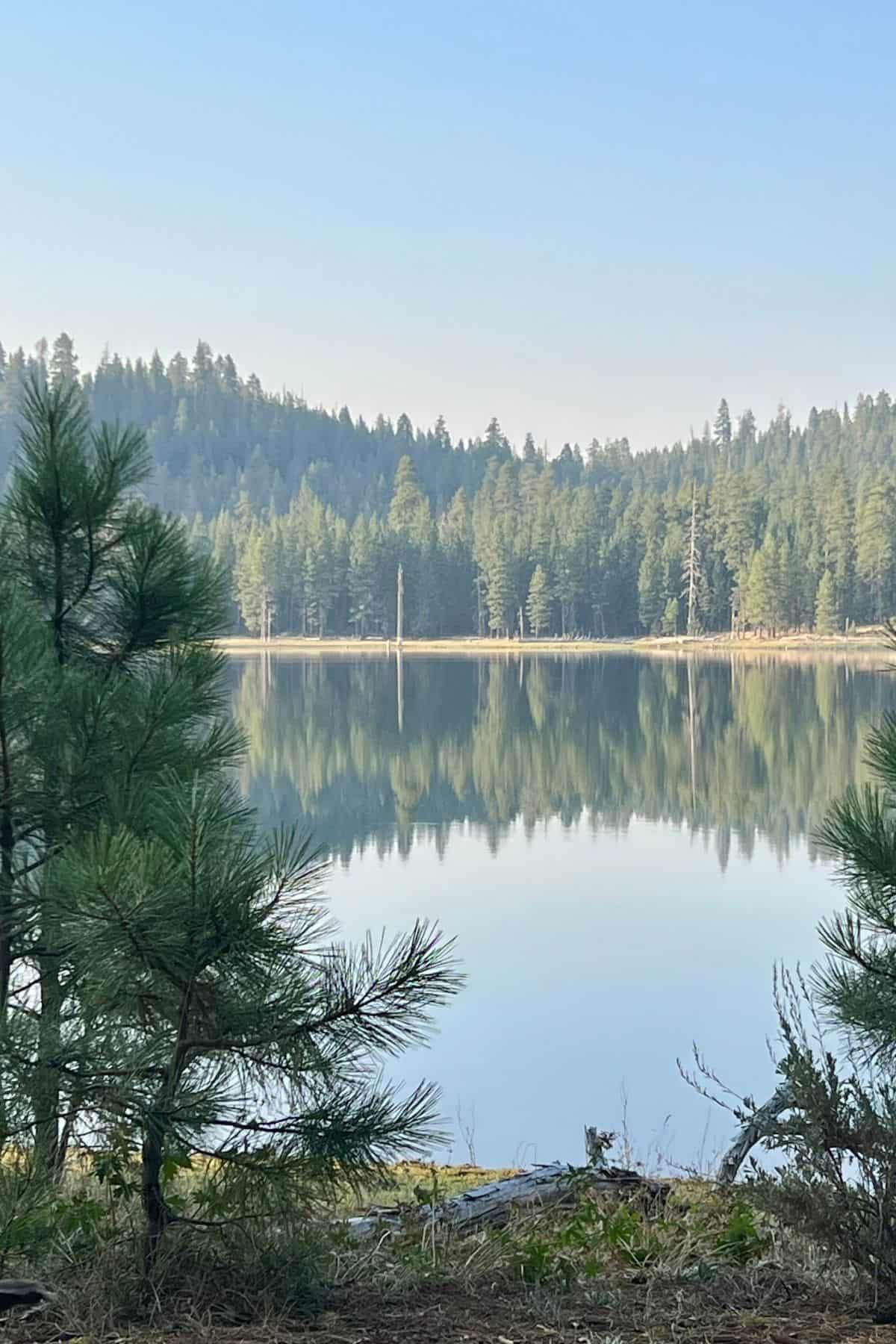 Camping at Albertson Reservoir.