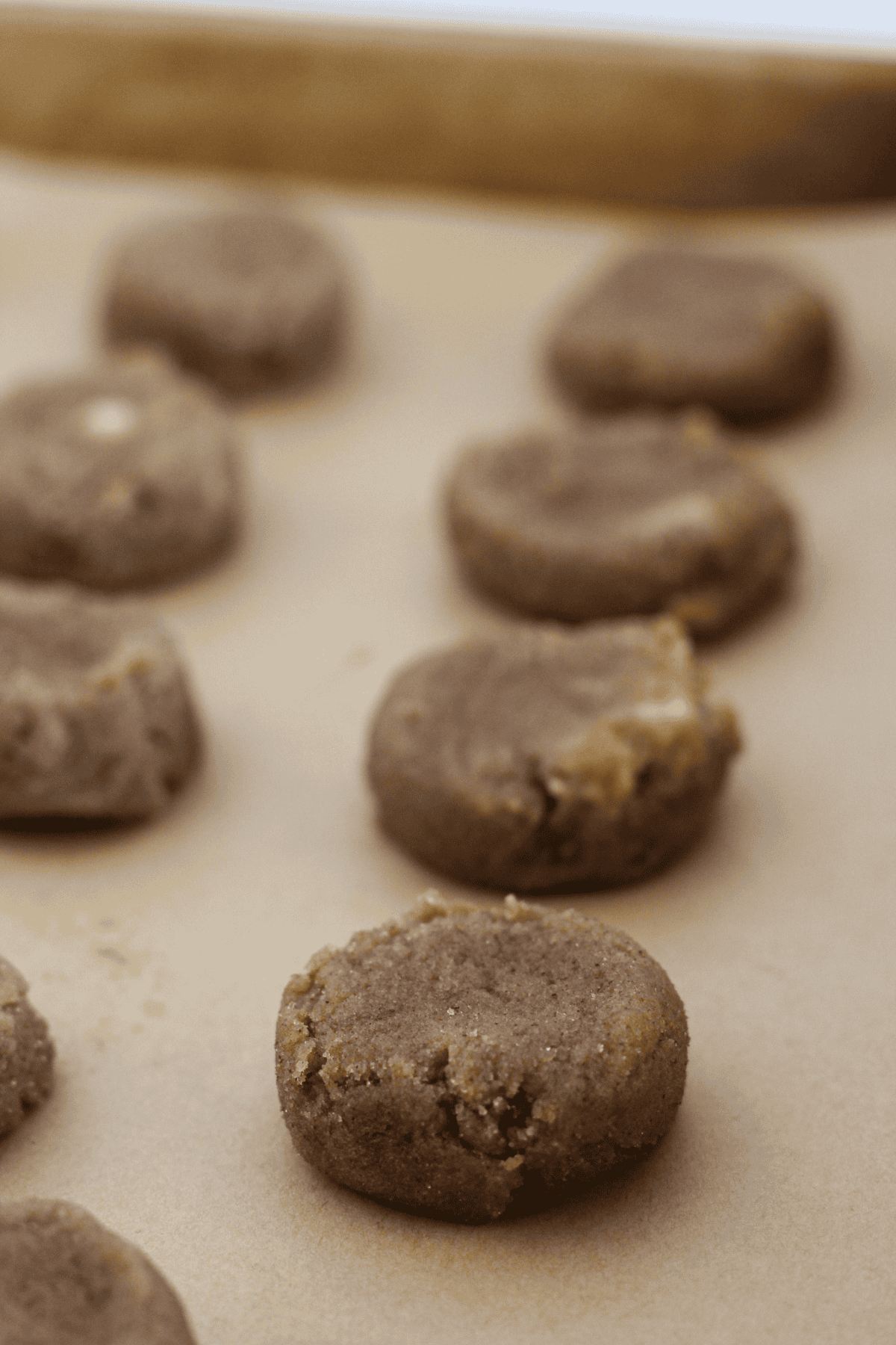 Making cinnamon and brown sugar discs.