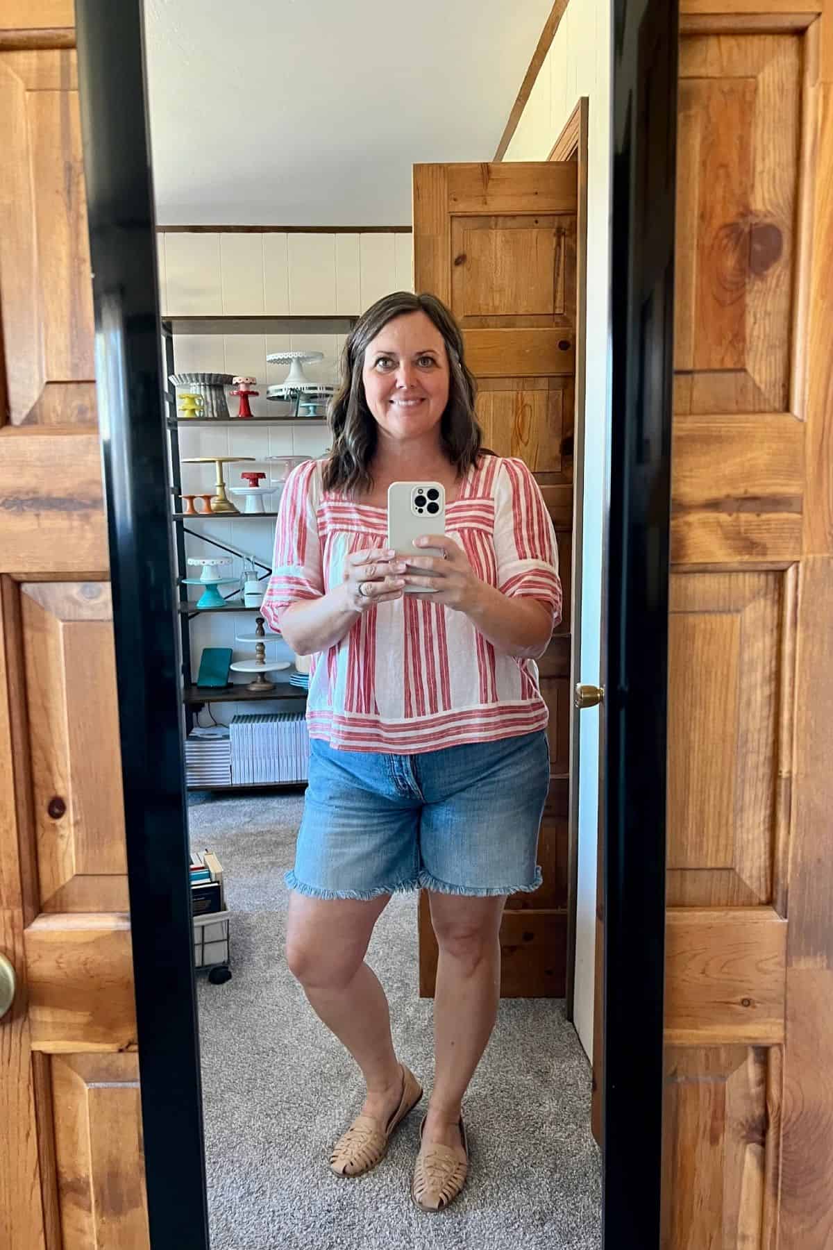 Wearing my favorite shirt on an ordinary day.