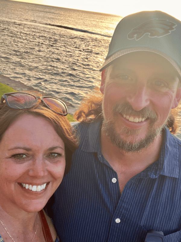 Vacation photo by the beach.