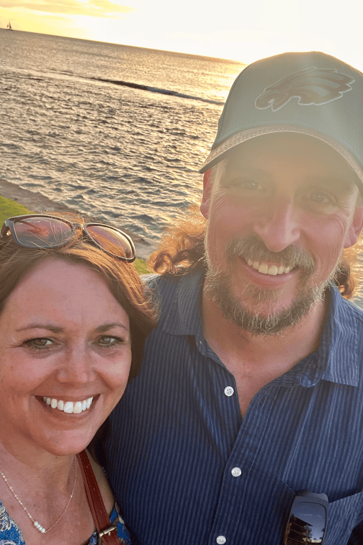 Vacation photo by the beach.